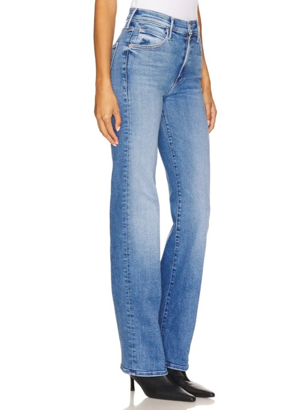 NWT Mother Kick It in Fan Favorite High Rise Straight Stretch Jeans 27